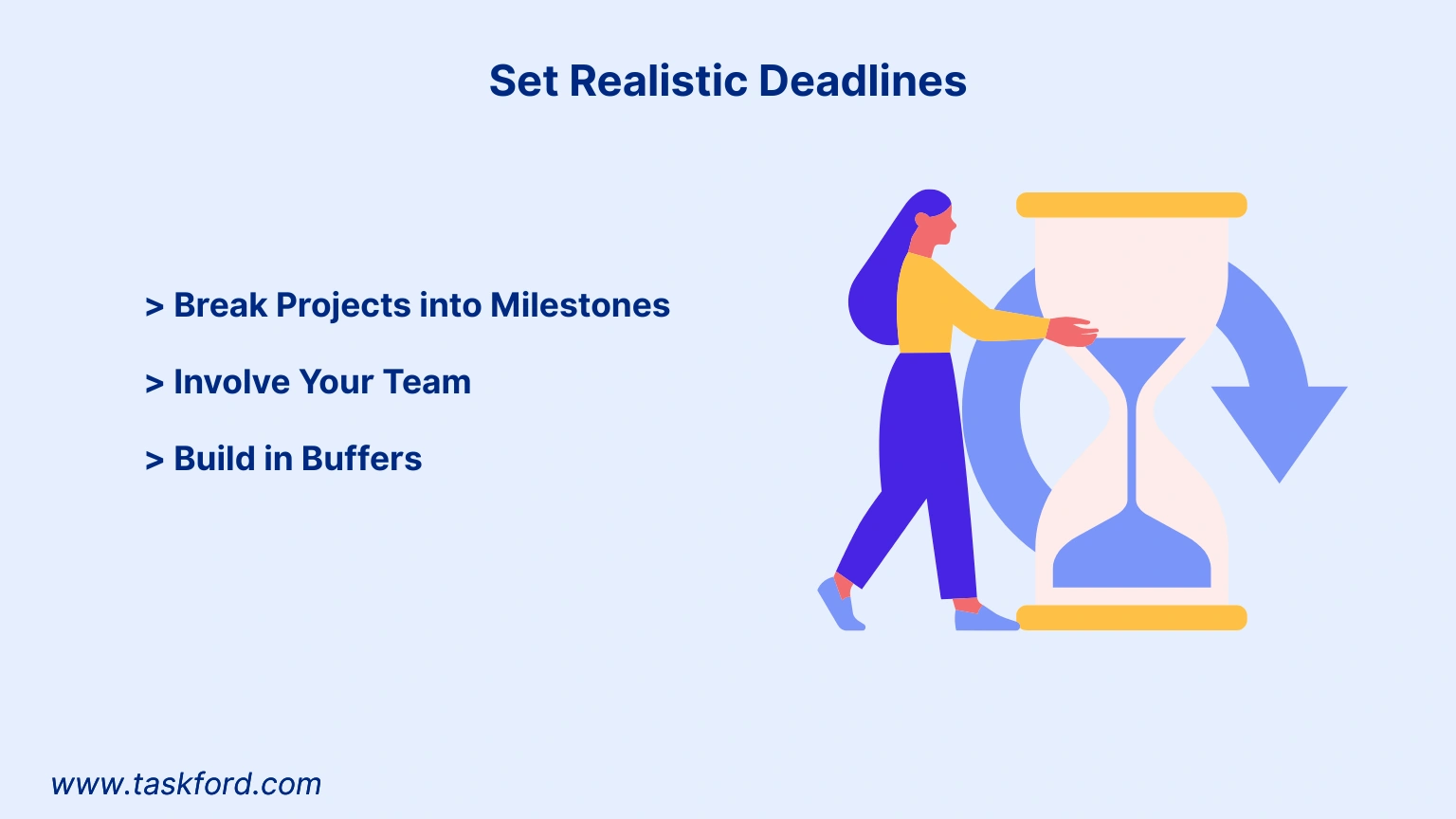 Set Realistic Deadlines