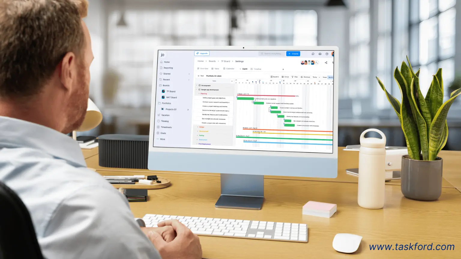 Construction Project Tracking Software - TaskFord