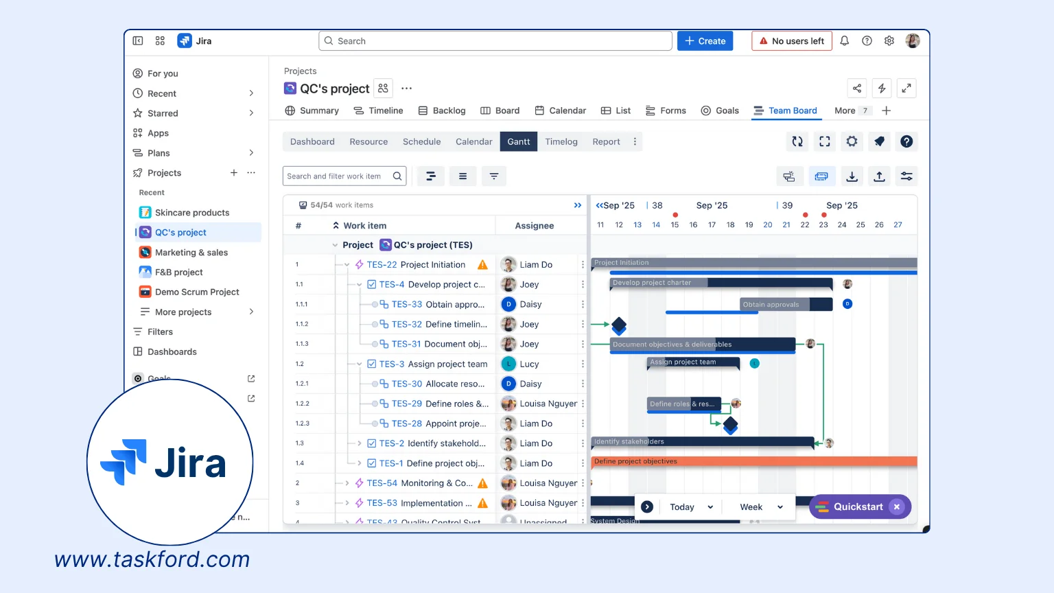 Create a Gantt Chart Using Jira