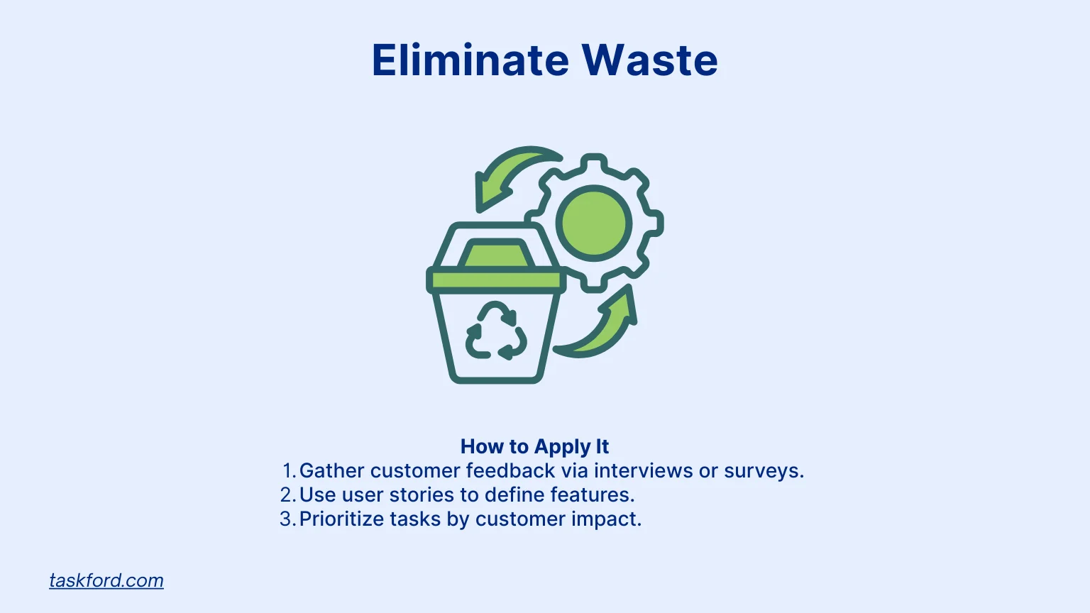 Eliminate Waste