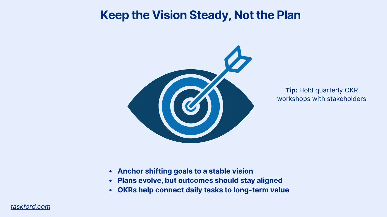 Keep the Vision Steady, Not the Plan