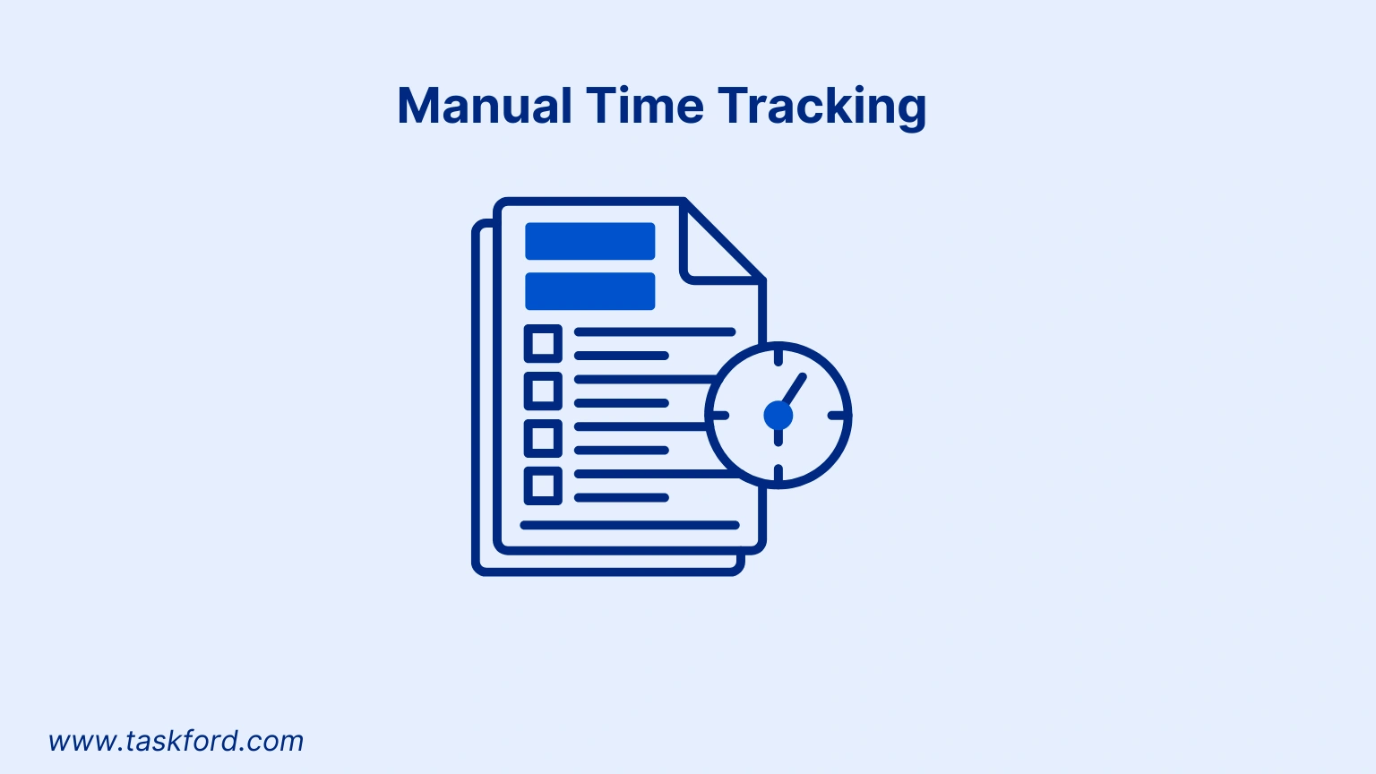 Manual Time Tracking