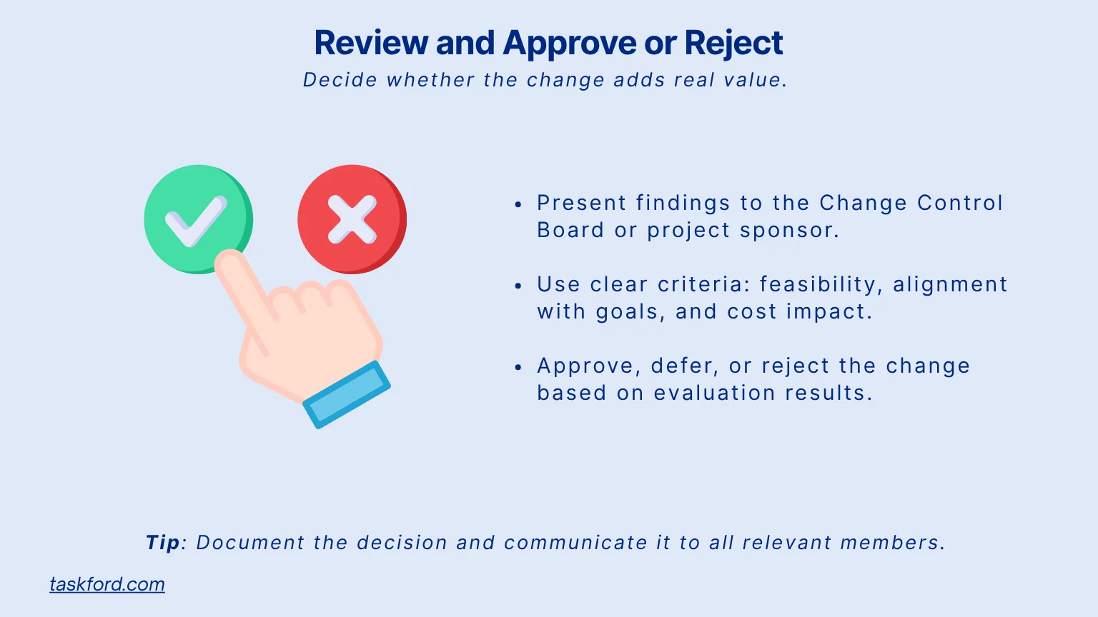 Review and Approve or Reject