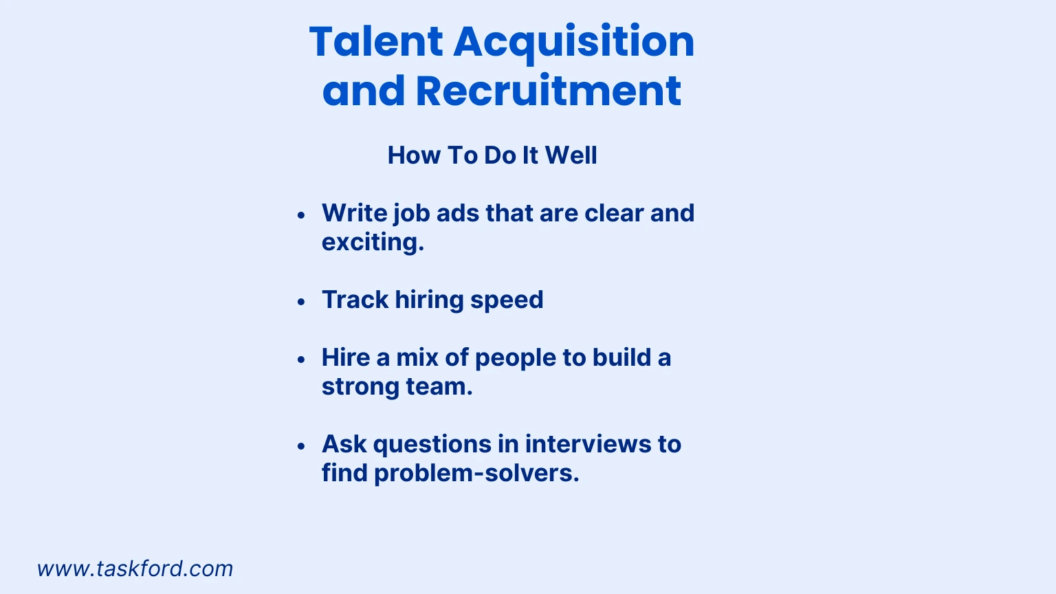 HR Skill: Talent Acquisition and Recruitment