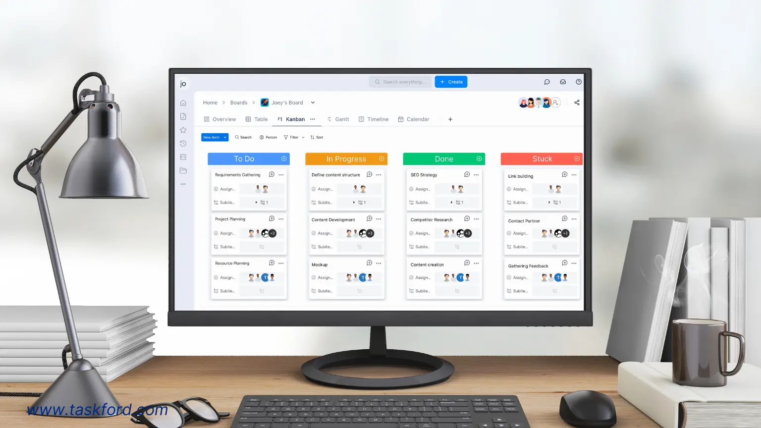 TaskFord Collaborative Project Management Software