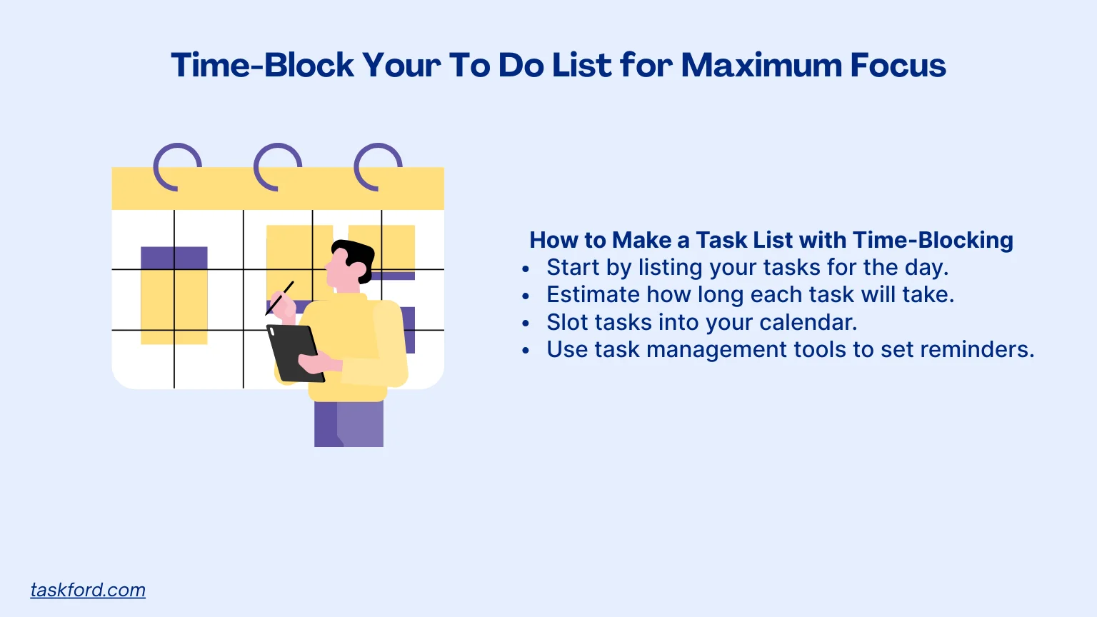 Time-Block Your To Do List for Maximum Focus