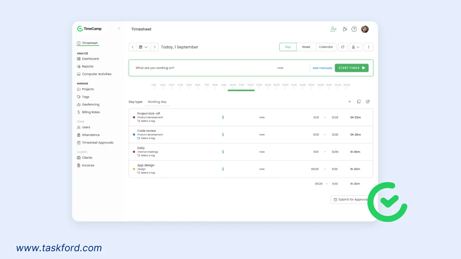 Time Tracking For Contractors - TimeCamp 