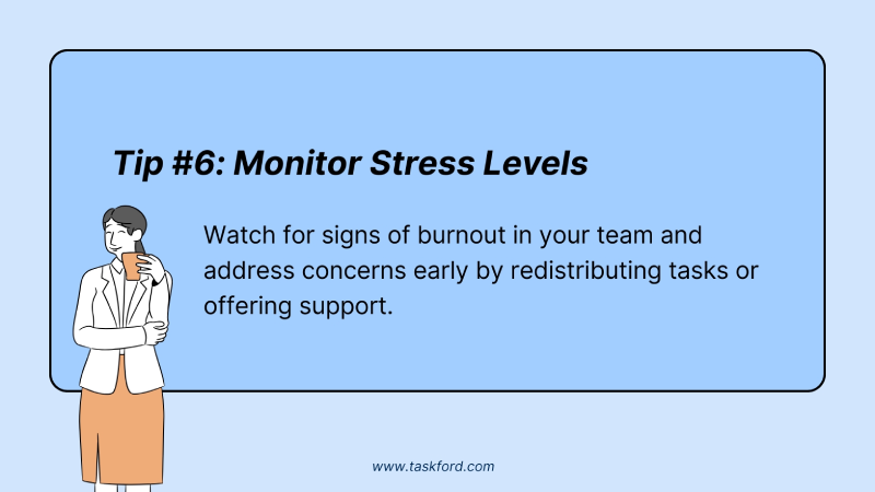 How to Reduce Burnout on a Project  tip 6
