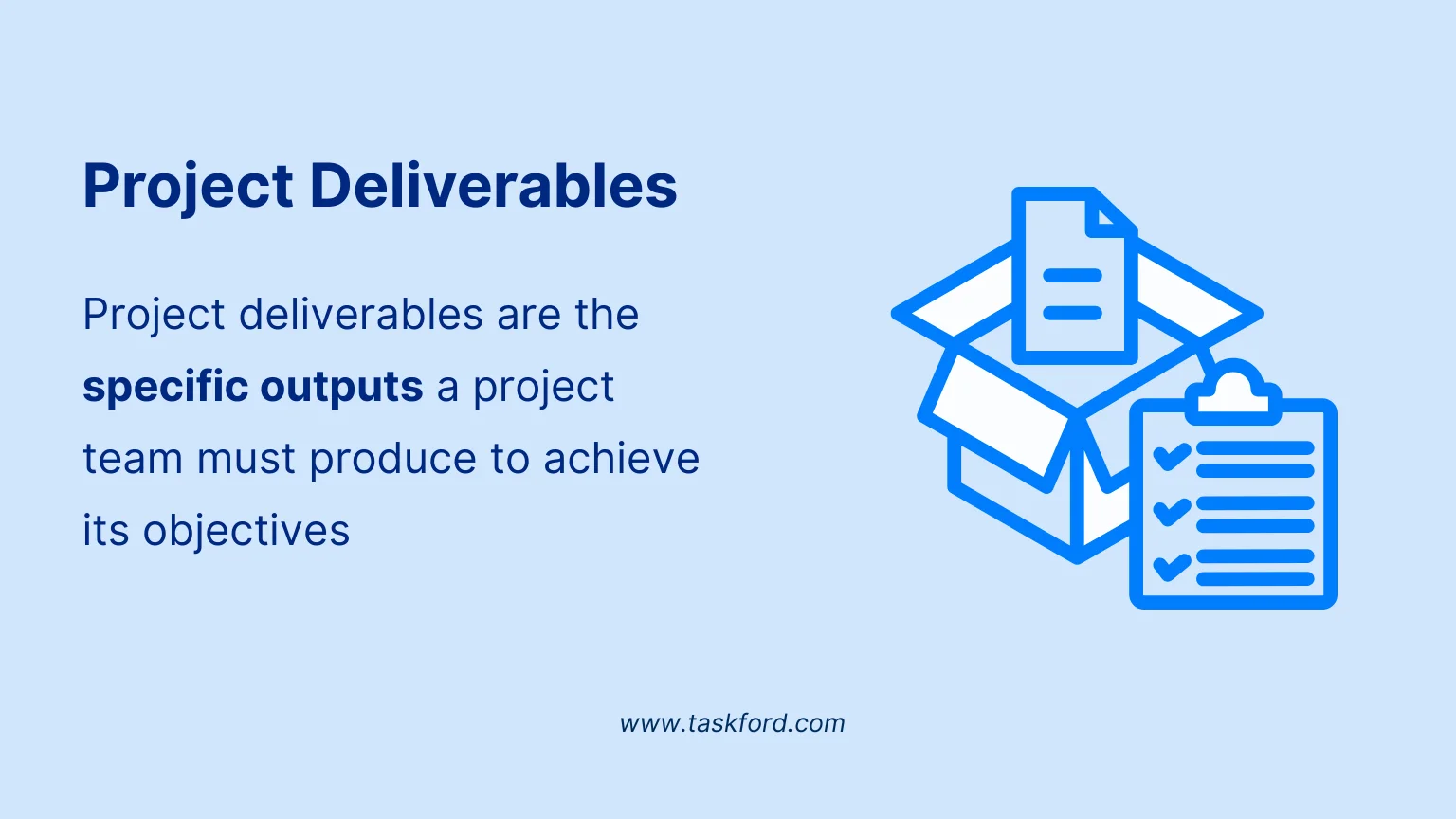 What Are Project Deliverables?