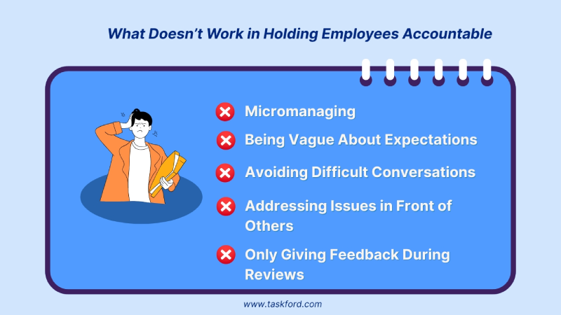 What Doesn’t Work in Holding Employees Accountable