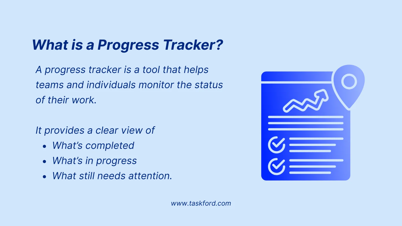 What is a Progress Tracker? 