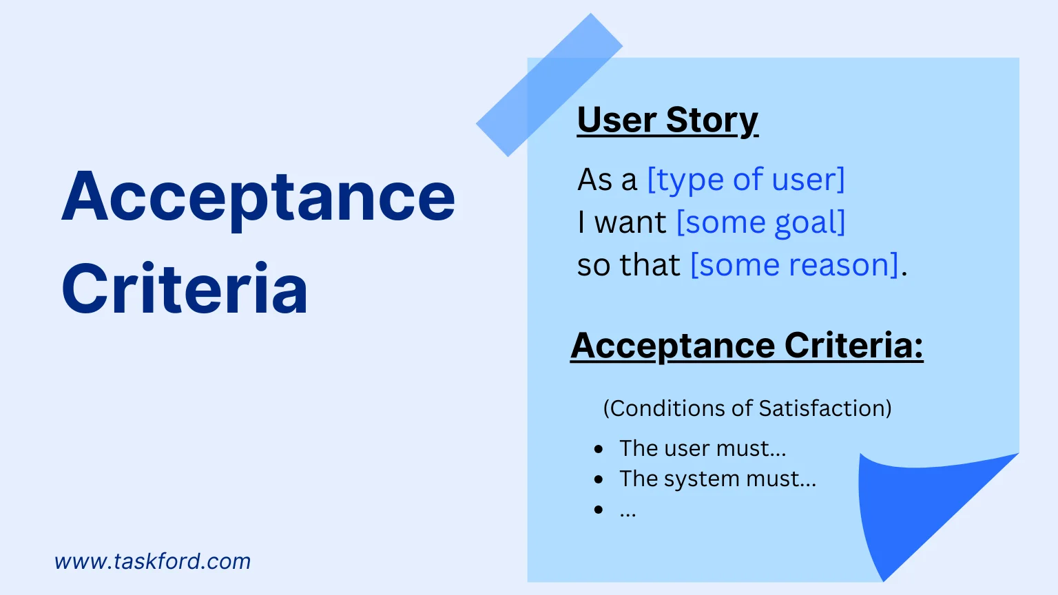 What is Acceptance Criteria
