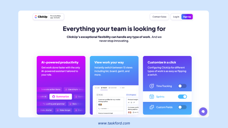 What is ClickUp? - Asana Task management