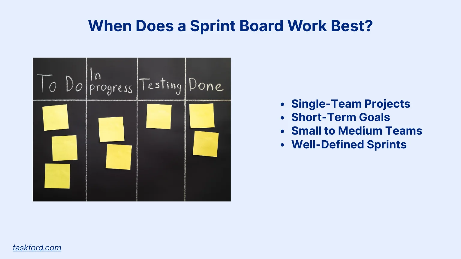 When Does a Sprint Board Work Best?